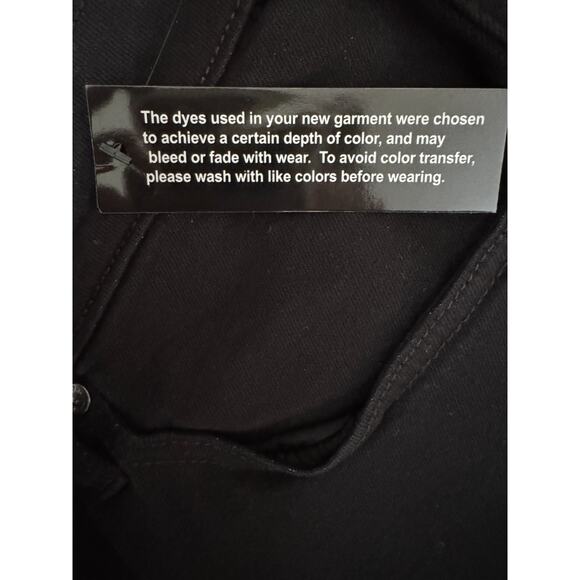 ALL WORTHY Black Stretch Jeans P 24W 26W 28W Cotton Blend Straight Leg Plus NWT - Picture 8 of 11